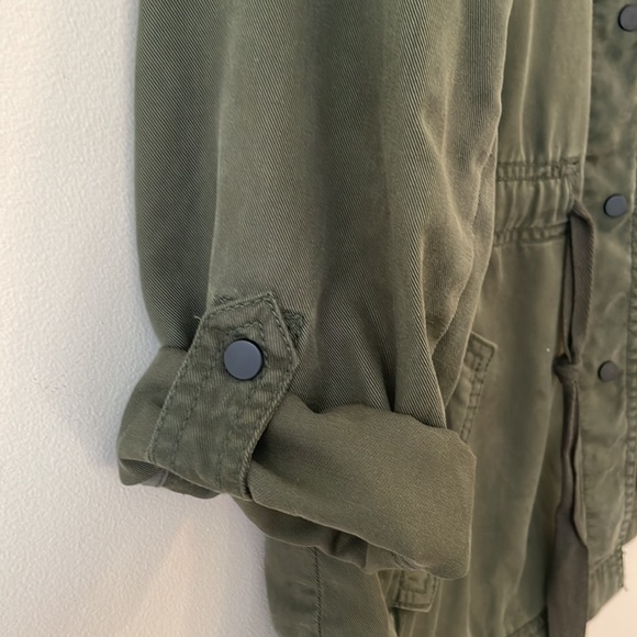 Loft button up drawstring army jacket -S Pettit - Picture 4 of 10